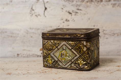 odm vintage metal tin box|Amazon.com: Vintage Metal Box.